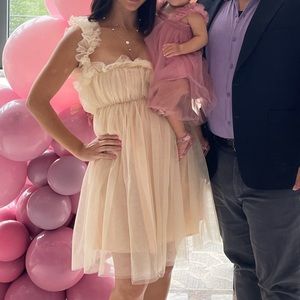 Mother & daughter matching tulle dress